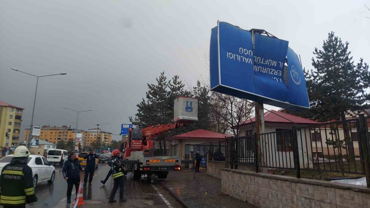 Meteoroloji Erzurum için sarı kodlu uyarı verdi